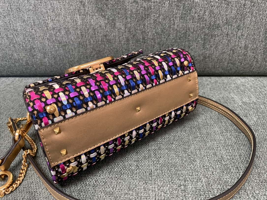 Valentino华伦天奴手工编织公文包0530-高仿包包