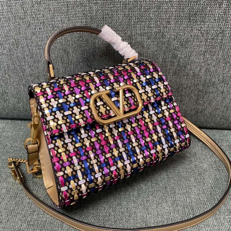 Valentino华伦天奴手工编织公文包0530-高仿包包