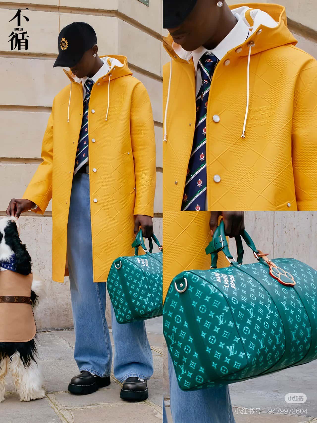 【原单精品】M11541绿色 旅行袋系列 当季新款 KEEPALL BANDOULIÈRE 50 旅行袋-高仿包包