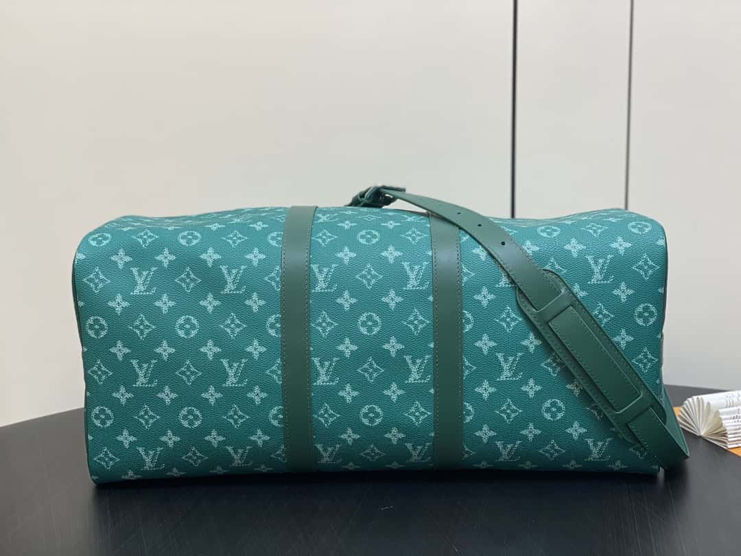 【原单精品】M11541绿色 旅行袋系列 当季新款 KEEPALL BANDOULIÈRE 50 旅行袋-高仿包包