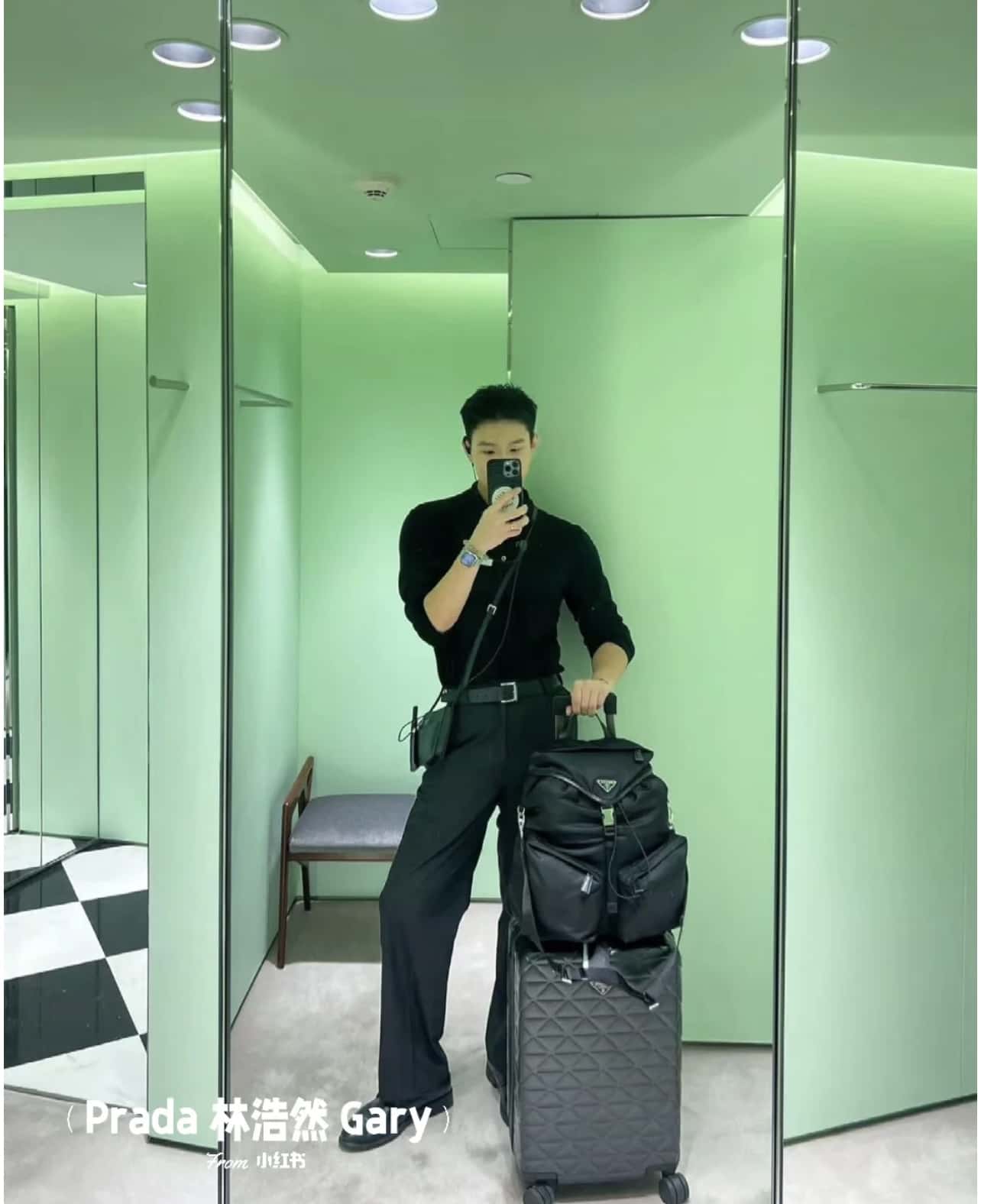 PRADA🎉新款走秀款🎉2VZ111小号肩背/肩包-高仿包包 PRADA🎉新款走秀款🎉2VZ111小号肩背/肩包-高仿包包