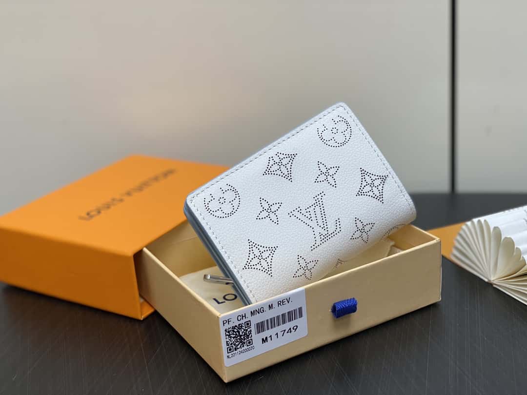 【原单精品】M11749白色镂空 全皮两折钱包系列 Clea 钱夹 M80817 11749白色（镂空）-高仿包包