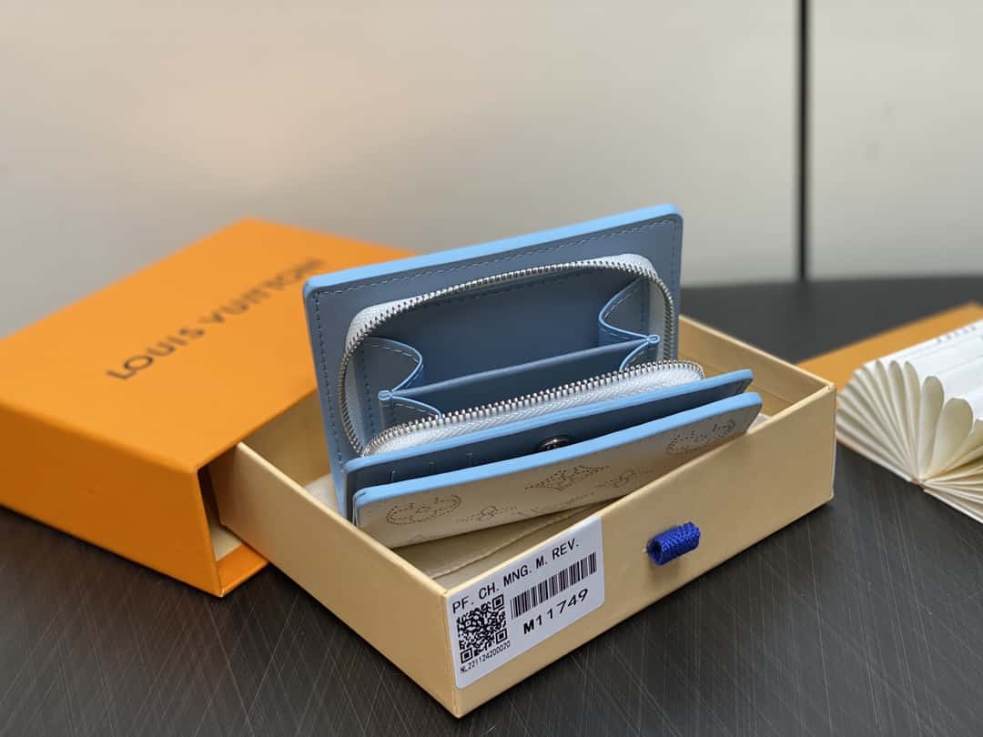 【原单精品】M11749白色镂空 全皮两折钱包系列 Clea 钱夹 M80817 11749白色（镂空）-高仿包包