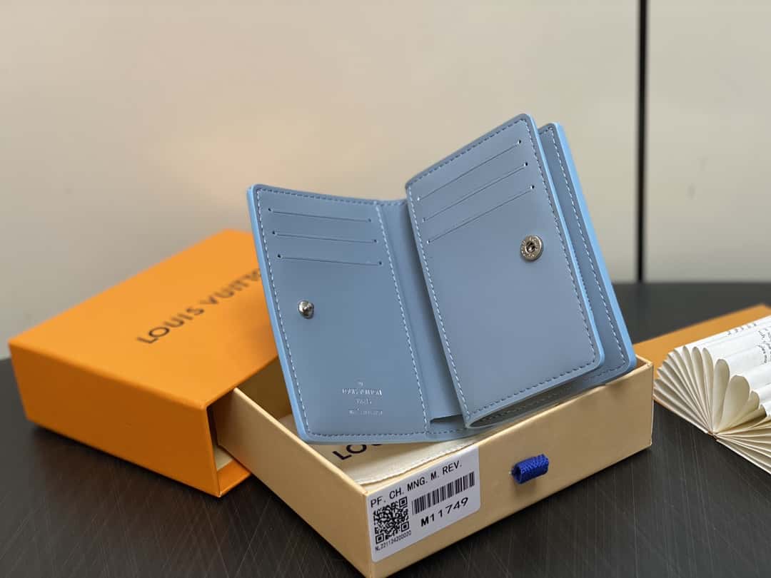 【原单精品】M11749白色镂空 全皮两折钱包系列 Clea 钱夹 M80817 11749白色（镂空）-高仿包包