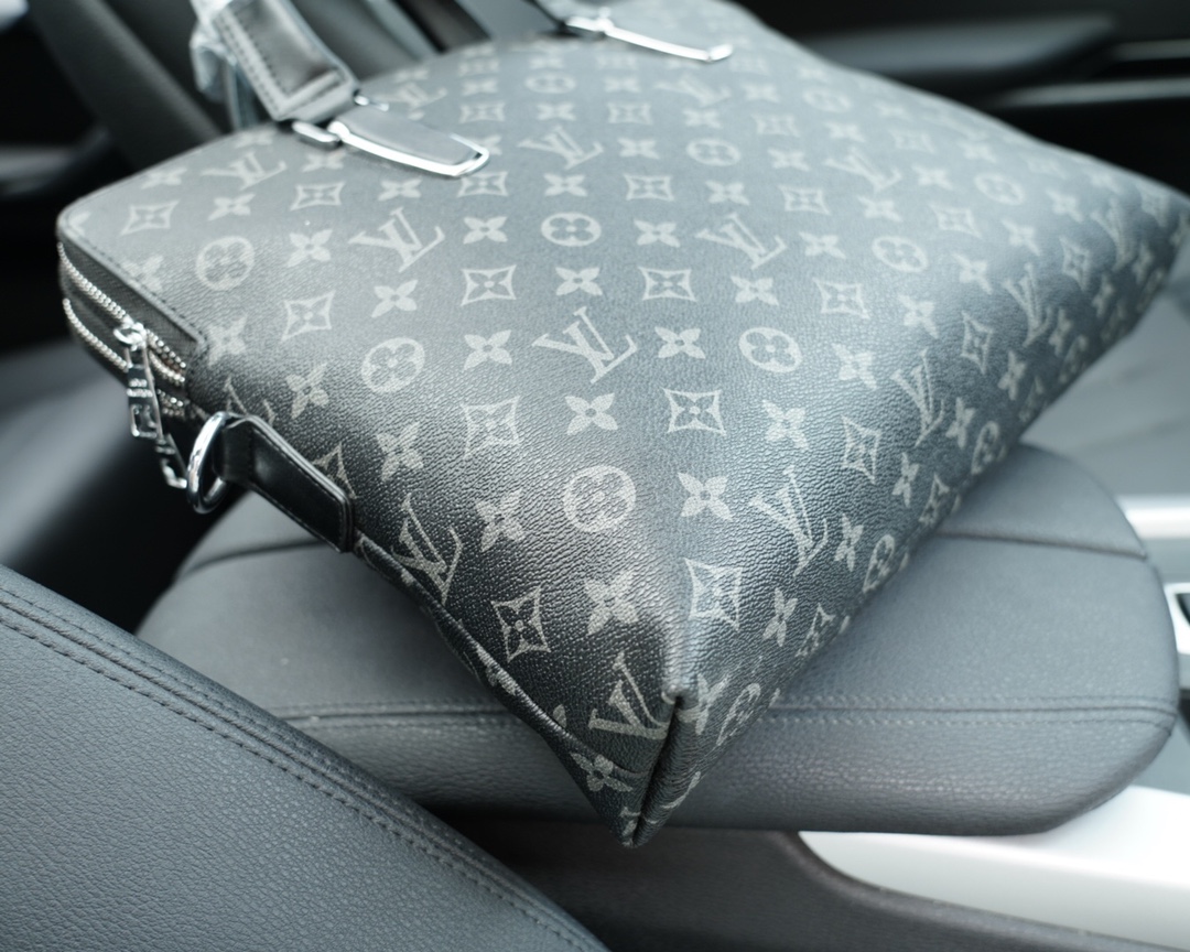 路易威登一比一高彷公文斜挎手提背包 独家首发 原单小牛皮材质-高仿包包